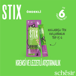 Schesir Stix Ördekli Kedi Ödülü 6x15 Gr - 5