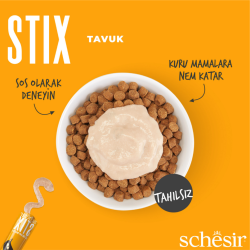 Schesir Stix Tavuklu Kedi Ödülü 6x15 Gr - 4