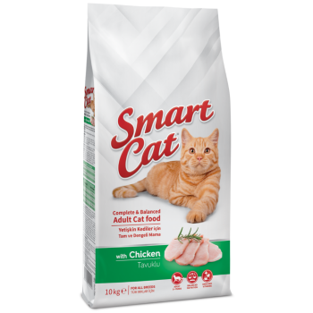 Smart Cat Tavuklu Yetişkin Kedi Maması 10 Kg - 1