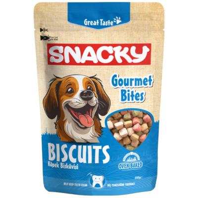 Snacky Biscuits Gourmet Bites Renkli Köpek Ödül Bisküvisi 200 Gr - 1