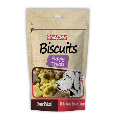 Snacky Biscuits Puppy Treats Yavru Köpek Ödül Bisküvisi 200 Gr - 1