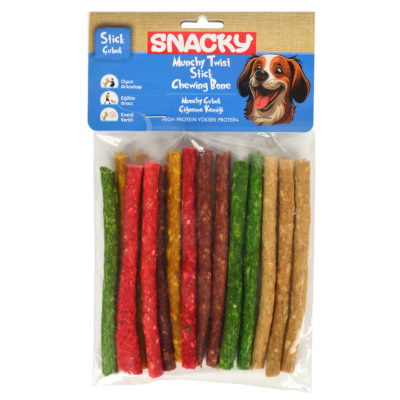 Snacky Munchy Köpek Burgu Çubuk 13cm 105 Gr 15 Li Paket - 1