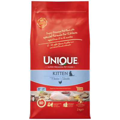 Unique Kitten Tavuklu Yavru Kedi Maması 2 Kg - 1