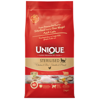 Unique Sterilised Tavuklu Kısırlaştırılmış Kedi Maması 2 Kg - 1