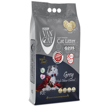 Vancat Grey Aktif Karbonlu Topaklanan Kedi Kumu 10 Litre - 1