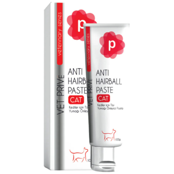 Vet Prive Anti Hairball Malt Soft Paste Kediler İçin Tüy Yumağı Önleyici Pasta 100 Gr - 1