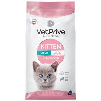 VetPrive Kitten Tavuklu Yavru Kedi Maması 1.5 Kg - 1