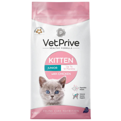 VetPrive Kitten Tavuklu Yavru Kedi Maması 10 Kg - 1