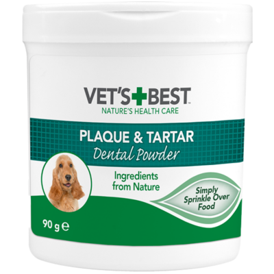 Vet's Best Köpekler İçin Plak Ve Tartar Azaltıcı Ağız Bakım Tozu 90 Gr - 1