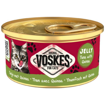 Voskes Ton Balıklı ve Kinoalı Kedi Konservesi 85 Gr - 1