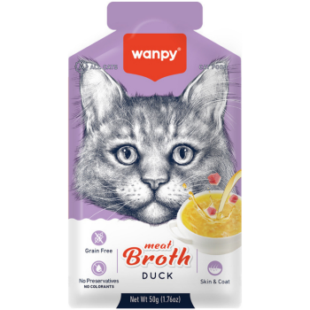 Wanpy Meat Broth Ördek Etli Kedi Çorbası 50 Gr - 1