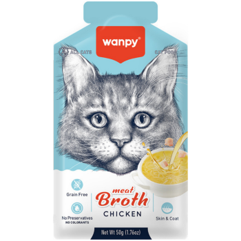 Wanpy Meat Broth Tavuklu Kedi Çorbası 50 Gr - 1