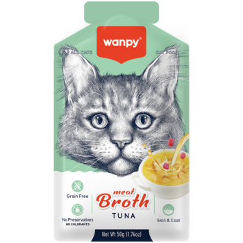 Wanpy Meat Broth Ton Balıklı Kedi Çorbası 50 Gr - 1